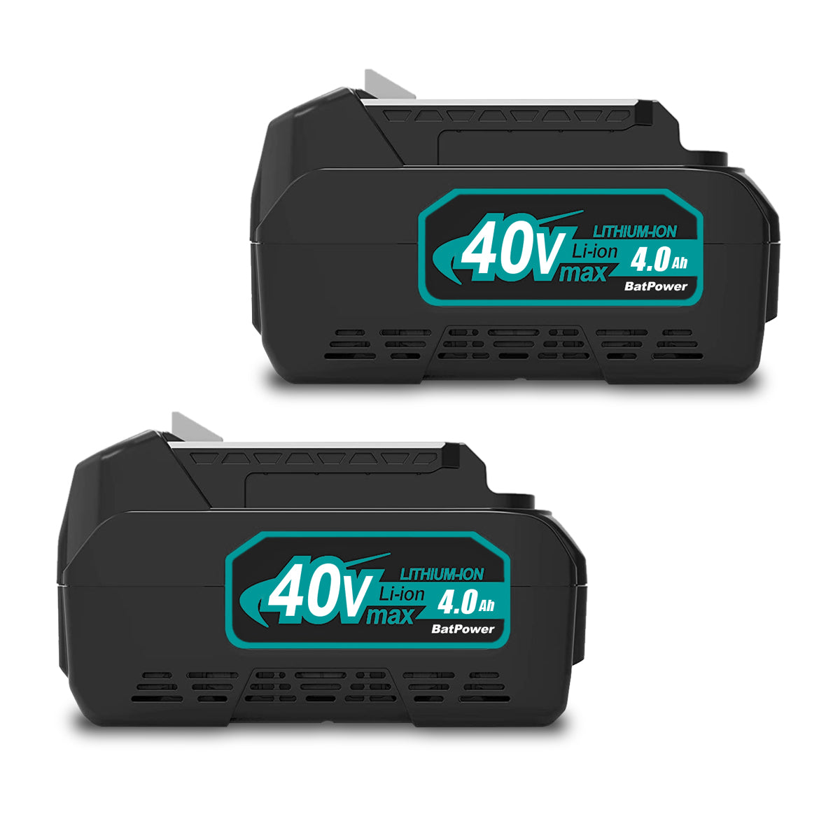 BL4040 40V 5.0Ah Battery Replacement for Makita 40V Battery 4.0Ah 160Wh  BL4040 BL4050 BL4050F 40V 2.5Ah BL4025 100Wh Battery Compatible with Makita  40 