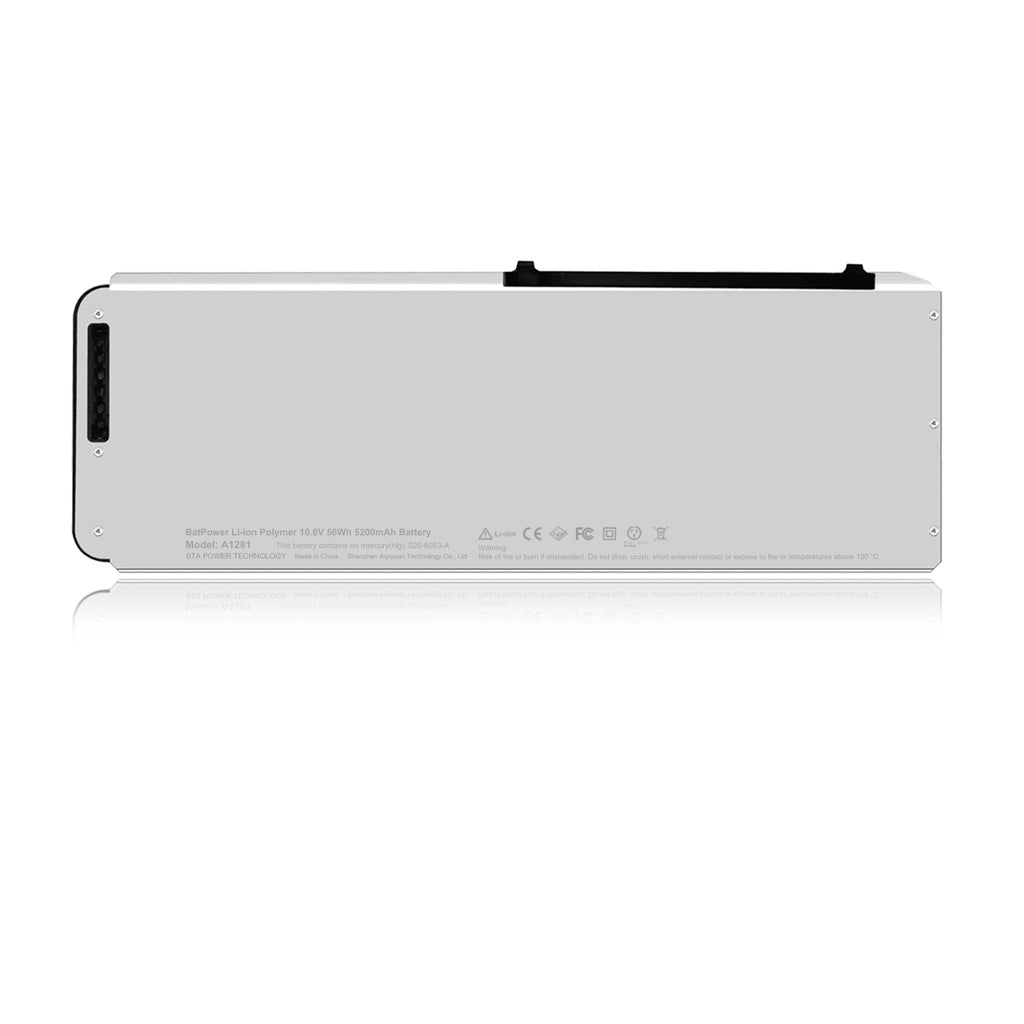 55Wh A1281 Replacement Laptop Battery for Late 2008 Early 2009 Apple MacBook Pro 15 inch A1286 EMC 2255 Battery Apple Aluminum Unibody A1286 Battery