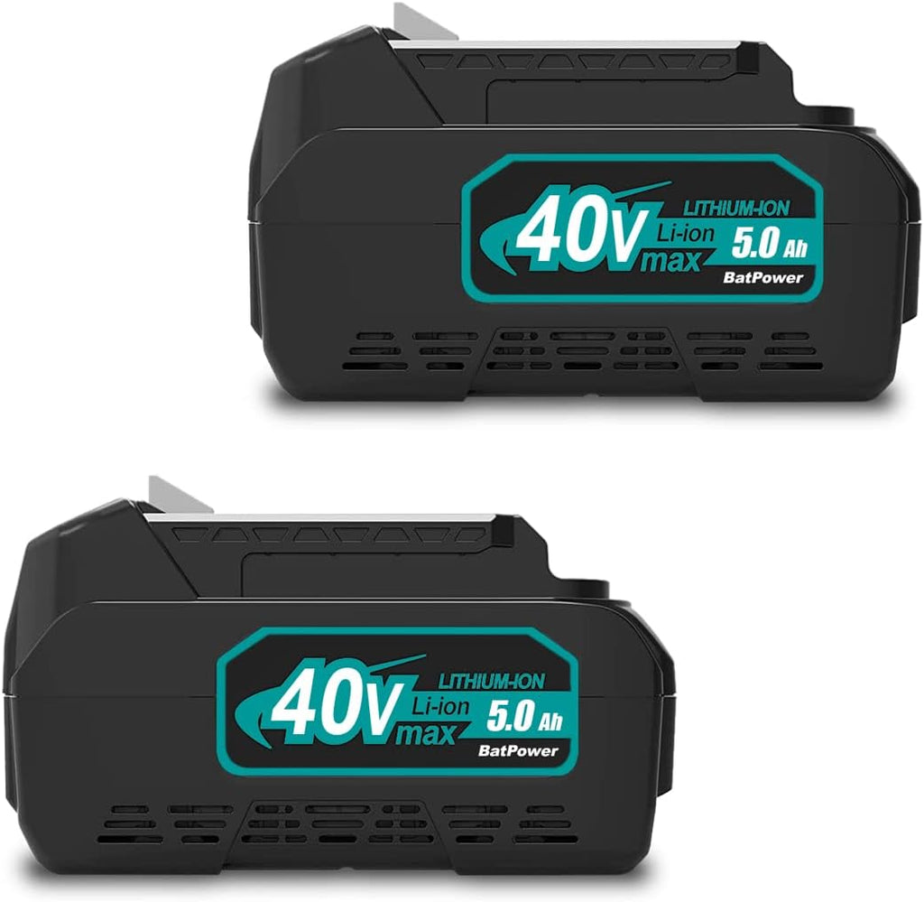 BL4040 40V 5.0Ah Battery Replacement for Makita 40V Battery 4.0Ah 160Wh BL4040 BL4050 40V 2.5Ah BL4025 100Wh Battery Makita 40 Volts XGT Battery