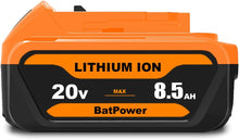 Load image into Gallery viewer, 20V 8.5Ah DCB207 Battery Replacement for Dewalt 20V Battery 7.0Ah 6.0Ah 5.0Ah 4.0Ah DCB206 DCB207 DCB204 Lithium Battery Dewalt 20v Max XR Battery