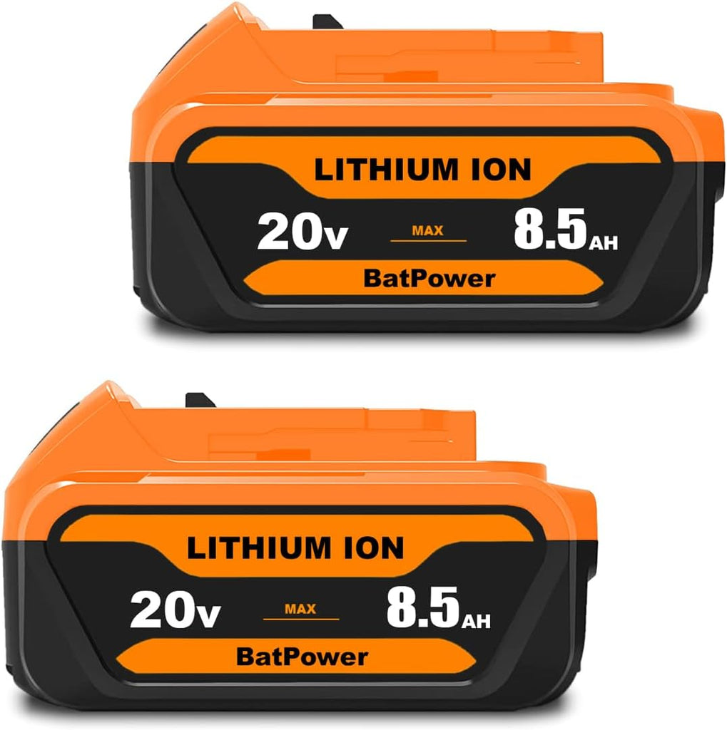 20V 8.5Ah DCB207 Battery Replacement for Dewalt 20V Battery 7.0Ah 6.0Ah 5.0Ah 4.0Ah DCB206 DCB207 DCB204 Lithium Battery Dewalt 20v Max XR Battery