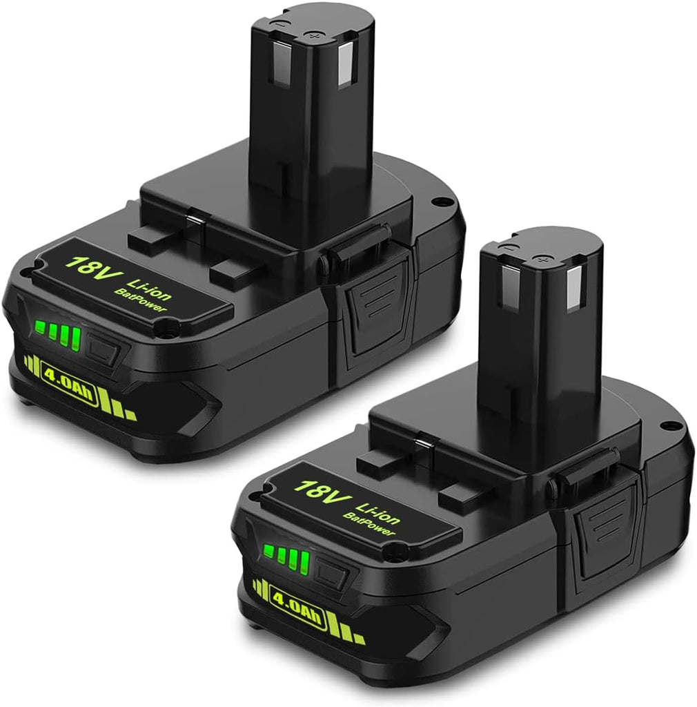 P190 18 Volt 4.0Ah Compact Battery for Ryobi 18V Battery 3.0Ah 2.0Ah 1.5Ah P190 P191 PBP003 PBP006 P189 PBP002 Compatible with Ryobi 18 Volt ONE+ Battery 2Ah 36Wh 1.5Ah 27Wh 3Ah 54Wh