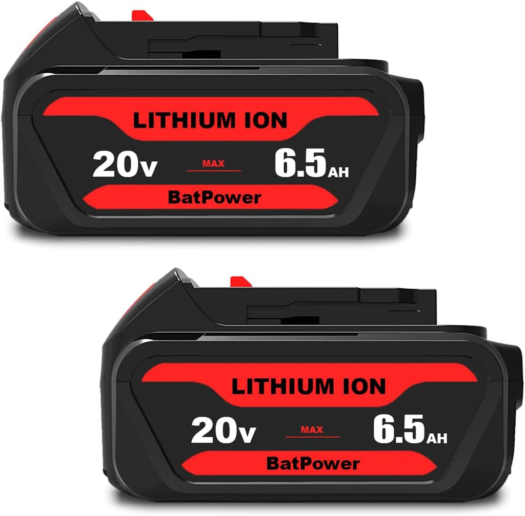 20V 6.5Ah DCB206 Battery for Dewalt 20V Max Battery 6 Ah DCB206 5 Ah DCB205-2 4 Ah DCB204 Dewalt 20V MAX XR Battery Lithium Ion 6.0Ah 5.0Ah 4.0Ah