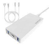 85W 60W 45W Slim Macbook Pro Charger Power Adapter for MacBook Pro Air Retina A1424 A1398 A1343 A1222 A1172 A1290 MD506LL/A MC556LL/B with QC USB Port