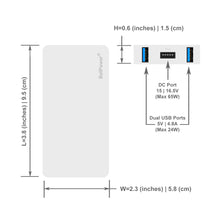 Load image into Gallery viewer, 85W 60W 45W Slim Macbook Pro Charger Power Adapter for MacBook Pro Air Retina A1424 A1398 A1343 A1222 A1172 A1290 MD506LL/A MC556LL/B with QC USB Port