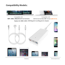 Load image into Gallery viewer, 120W Laptop Charger Slim High Power Delivery for Apple MacBook Pro/Air Charger Magsafe 2 Charger 85W 60W 45W Power Supply Ac Adapter A90