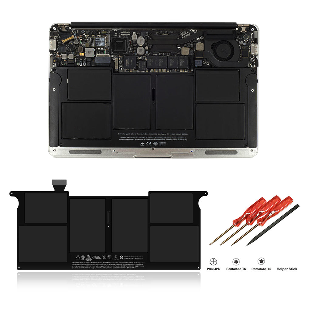 35Wh A1406 Battery for Mid 2011 Apple MacBook Air 11" A1370 EMC 2471 MC968LL/A MC969LL/A MC968xx/A MC969xx/A Apple A1370 Battery A1406