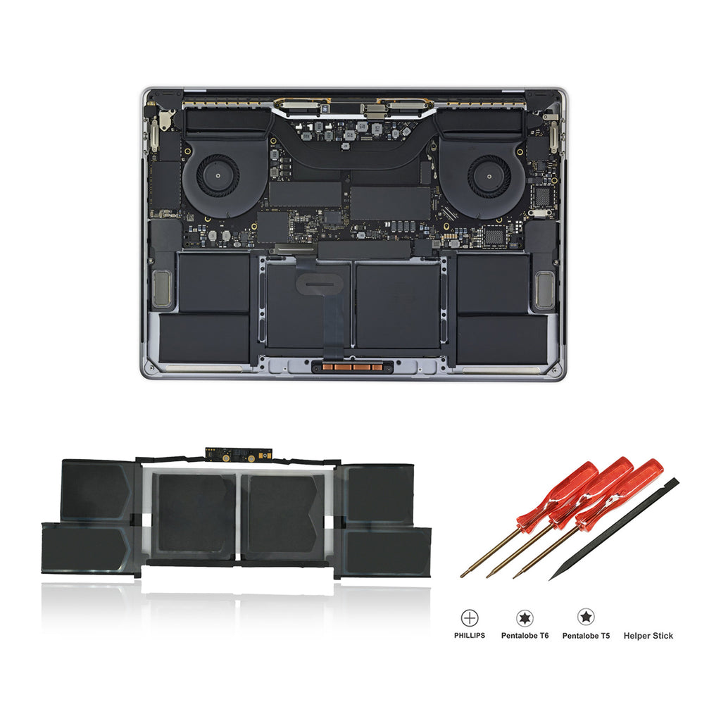 83.6Wh A1953 Battery for Mid 2018 2019 Apple MacBook Pro 15" A1990 EMC 3215 EMC 3359 BTO/CTO MR932LL/A MR942LL/A MR972LL/A MV902LL/A MV912LL/A MacBook Pro 15 Inch Touch Bar A1990 Battery A1953