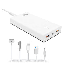 Load image into Gallery viewer, AT13MA 13MA Slim Power Adapter with 130W Power Delivery for Apple 85W Magsafe 2 1 Charger MacBook Pro Air Power Supply for iPhone iPad and more