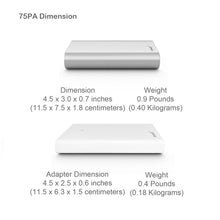 Load image into Gallery viewer, AT20MA 20000mAh External Battery + Adapter 130W Power Delivery for MacBook Air 13 11 Power Bank Apple iPhone External Battery iPad Samsung Galaxy Google Tablet Smartphone(TSA Approved)