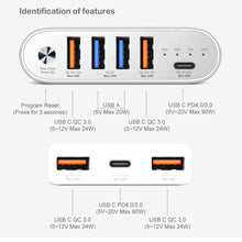 Load image into Gallery viewer, AT20PA 20000mAh USB C External Battery + Adapter 120W 61W Power Delivery for Apple MacBook Pro Air USB C External Battery Microsoft Surface Pro Laptop Portable Charger HP Dell Razer Lenovo Asus laptop tablet (TSA Approved)