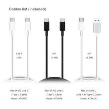 Load image into Gallery viewer, AT13PC Laptop USB C Car Charger with 130W 90W Power Delivery for Apple MacBook Pro Air USB C Car Charger Microsoft Surface Pro HP Dell Razer Lenovo Asus Laptop Car Charger