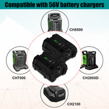 Load image into Gallery viewer, BA1400T 56V 3.0Ah Battery Replacement for EGO 56V Battery 3.0Ah BA1400 BA1400T 2.5Ah BA1400T BA2240 BA1120 Compatible with EGO 56V Lithium-Ion Battery