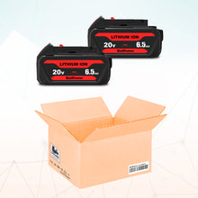 Load image into Gallery viewer, 20V 6.5Ah DCB206 Battery for Dewalt 20V Max Battery 6 Ah DCB206 5 Ah DCB205-2 4 Ah DCB204 Dewalt 20V MAX XR Battery Lithium Ion 6.0Ah 5.0Ah 4.0Ah