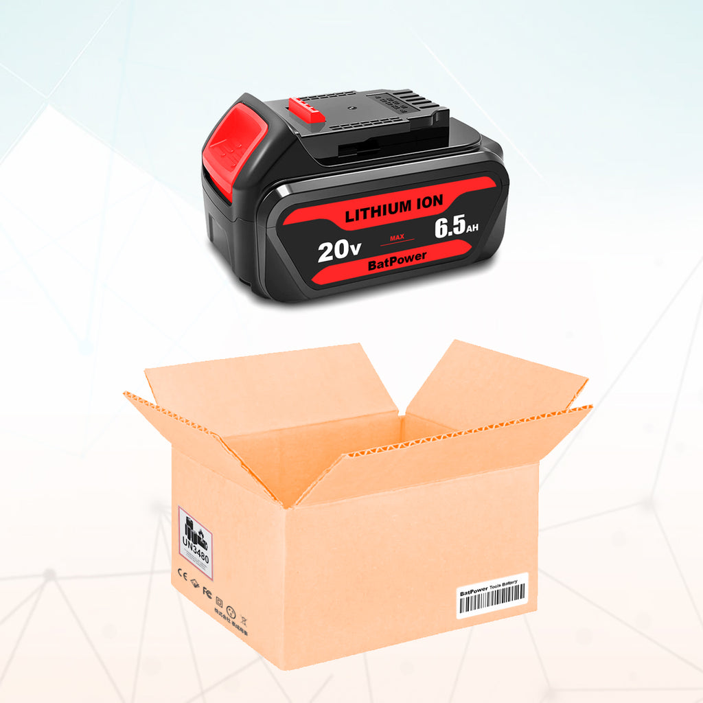 20V 6.5Ah DCB206 Battery for Dewalt 20V Max Battery 6 Ah DCB206 5 Ah DCB205-2 4 Ah DCB204 Dewalt 20V MAX XR Battery Lithium Ion 6.0Ah 5.0Ah 4.0Ah