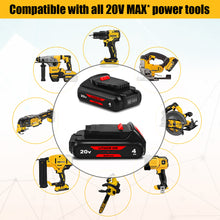 Load image into Gallery viewer, 20V MAX 4.0Ah DCB201 Compact Battery Replacement for Dewalt 20V Compact Battery 1.5Ah DCB201 1.0Ah 2.0Ah 2.5Ah 3.0Ah Dewalt 20V Max Compact Battery