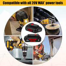 Load image into Gallery viewer, 20V MAX 4Ah DCB203 Compact Battery Replacement for Dewalt 20V Max Battery 2.0Ah 3.0Ah 1.5Ah DCB203 DCB201 Dewalt 20V Max XR Battery 2Ah 3Ah 1.5Ah