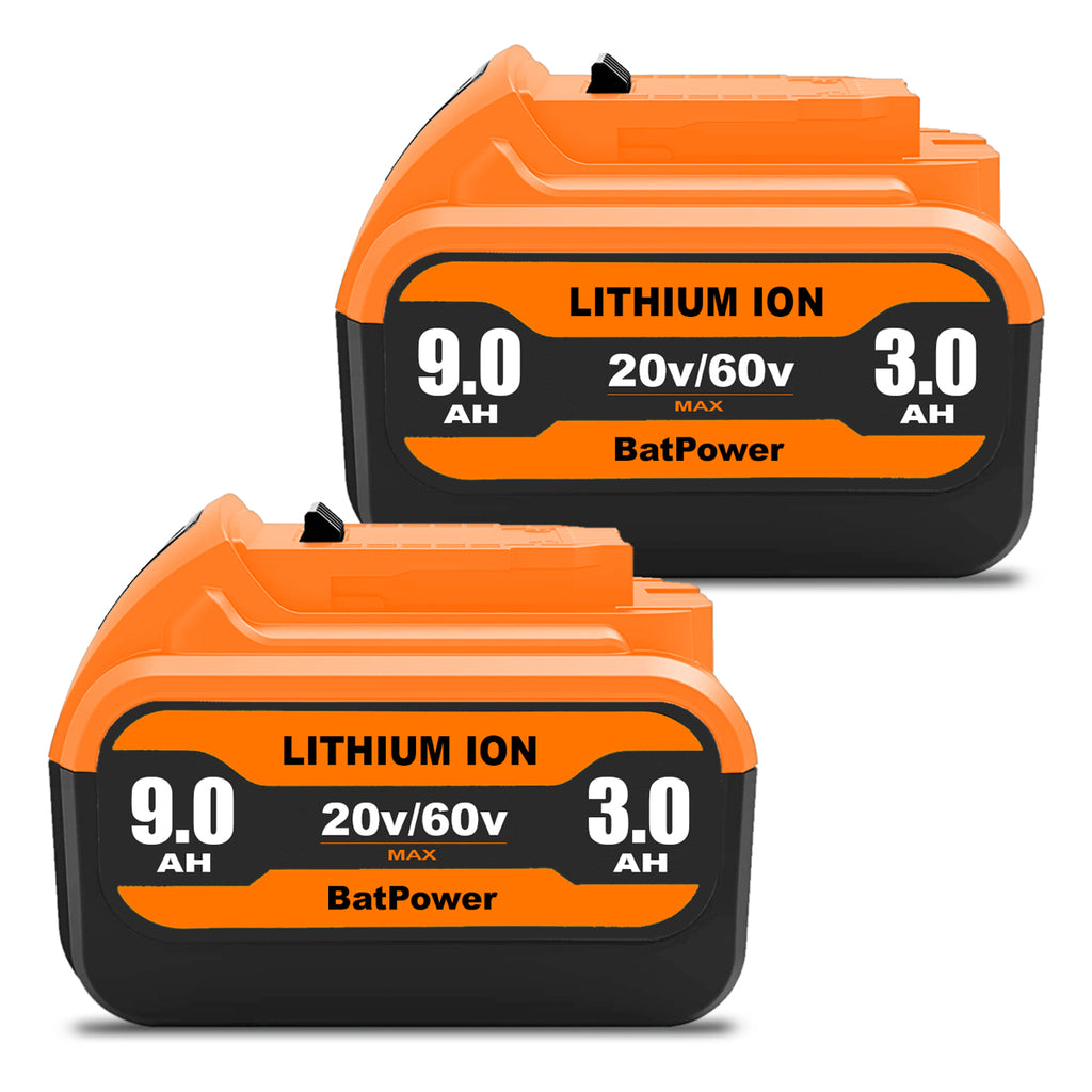 9Ah 20V/60V Battery DCB609 for Dewalt 20v 60v Max Battery 9.0Ah 6.0Ah DCB609 DCB606 20v 60v Battery Compatible with Dewalt 9 Ah 20v/60v Battery