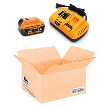 Load image into Gallery viewer, 6.5Ah 20V Max Batteries with Charger Kit Replacement for Dewalt 20V Battery with Charger Combo DCB118 6Ah 5Ah 4Ah DCB206 DCB204 DCB205-2 Compatible with Dewalt 20v Battery and Charger