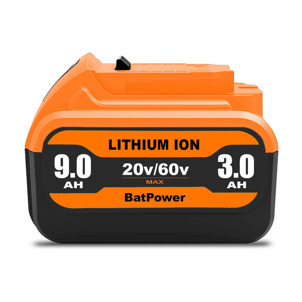 9Ah 20V 60V Battery DCB609 for Dewalt 20v 60v Max Battery 9.0Ah 6.0Ah BatPower