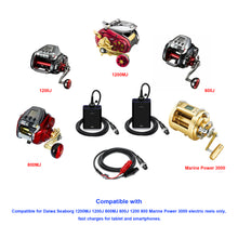 Load image into Gallery viewer, ProB 7.8Ah-15Ah Electric Fishing Reel Battery for Daiwa Seaborg 1200MJ 1200J 800MJ Marine Power 3000 Electric Fishing Reel Battery and Charger