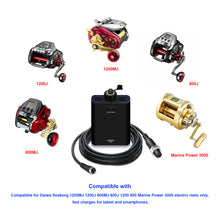 Load image into Gallery viewer, ProB 7.8Ah-15Ah Electric Fishing Reel Battery for Daiwa Seaborg 1200MJ 1200J 800MJ Marine Power 3000 Electric Fishing Reel Battery and Charger