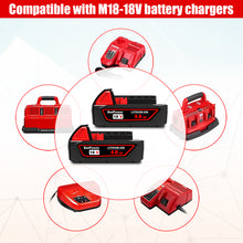 Load image into Gallery viewer, 48-11-1820 18V 4.0AH Lithium XC Compact Battery Replacement for Milwaukee 18V M18 Battery 2.0Ah 3.0Ah 1.5Ah