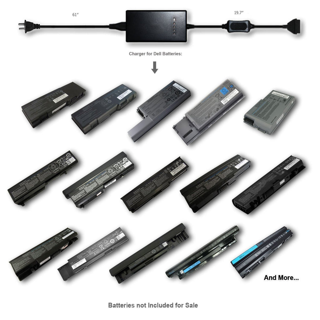 12.6V Laptop External Battery Charger for Dell Latitude E6440 E6540 E5530 HCJWT T54F3 E6420 E6430 E6520 10.8V-11.1V Batteries