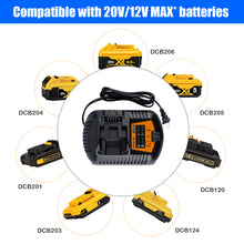 Load image into Gallery viewer, DCB105 12V 20V Battery Charger Replacement for Dewalt 12V 20V Battery Charger