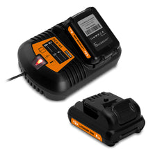 Load image into Gallery viewer, 4.0Ah DCB124 12V Battery and Charger Kit Replacement for Dewalt 12V Lithium Compact Battery and Charger Combo 3Ah 2.0Ah DCB122 1.5Ah DCB120