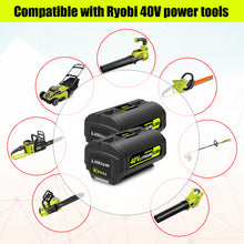 Load image into Gallery viewer, 6.5AH 40V OP4040 OP40404 Lithium Battery for Ryobi 40V Battery 4.0Ah Compatible with Ryobi 40v 3.0Ah OP40301 2.6Ah OP40261 2.0Ah OP40201 Battery