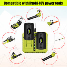 Load image into Gallery viewer, 6.5AH 40V Lithium Battery and Charger Combo for Ryobi 40V Battery with Charger Kit OP401 OP40602 OP40601 6Ah 5Ah 4Ah 3Ah Ryobi 40V Battery and Charger