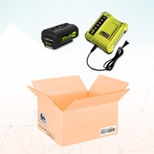 Load image into Gallery viewer, 6.5AH 40V Lithium Battery and Charger Combo for Ryobi 40V Battery with Charger Kit OP401 OP40602 OP40601 6Ah 5Ah 4Ah 3Ah Ryobi 40V Battery and Charger