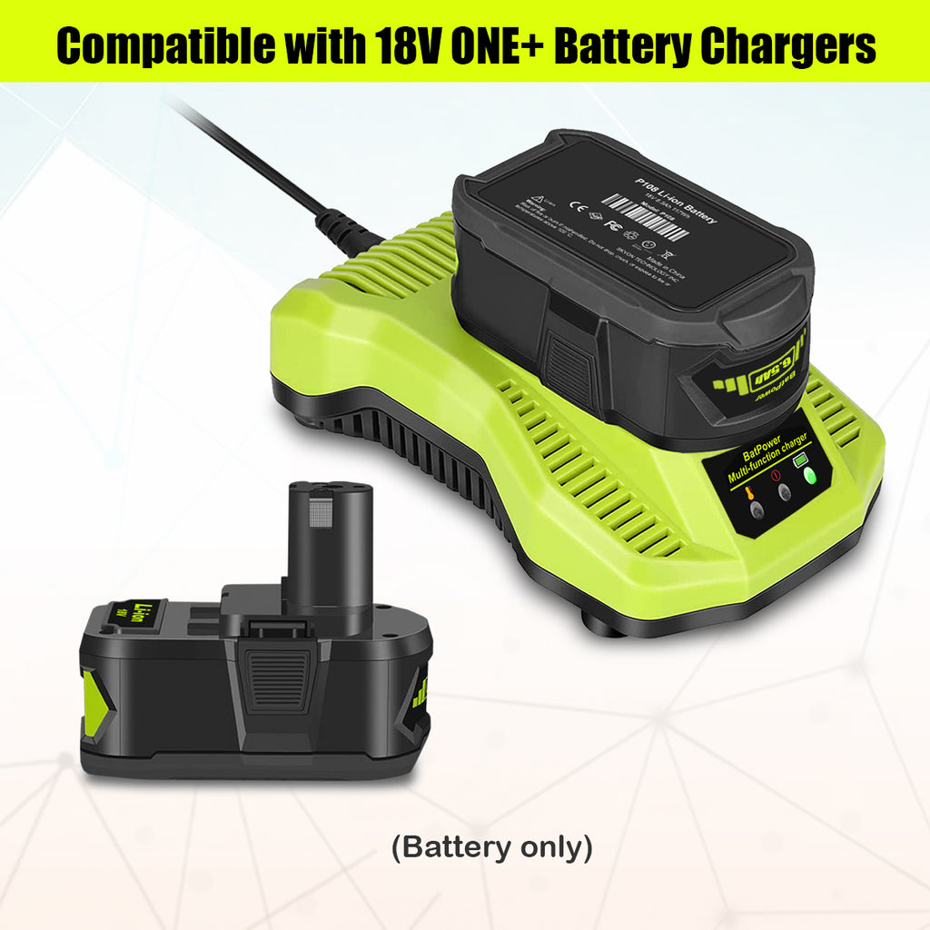 RB18L50 6.5Ah 18 Volt Lithium-Ion High Capacity Battery for Ryobi 18V 5.0Ah Battery RB18L50 Compatible with Ryobi 18 Volt ONE+ Battery 5Ah 4Ah 3Ah