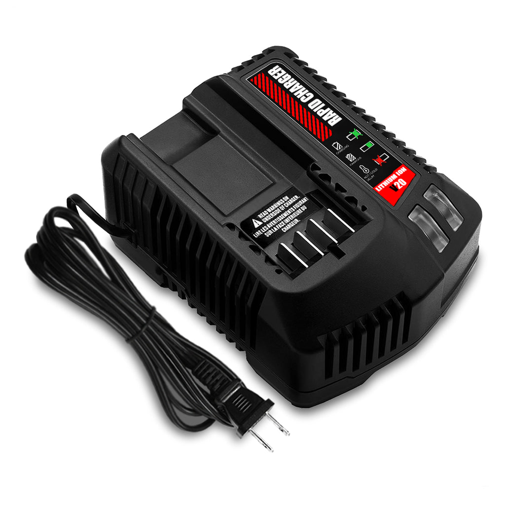 20V V20 Battery Charger CMCB104 for Craftsman V20 20V 6Ah CMCB206 4Ah CMCB204 5Ah CMCB205 9Ah CMCB209 2Ah CMCB202 CMCB201 V20 Lithium Battery Charger