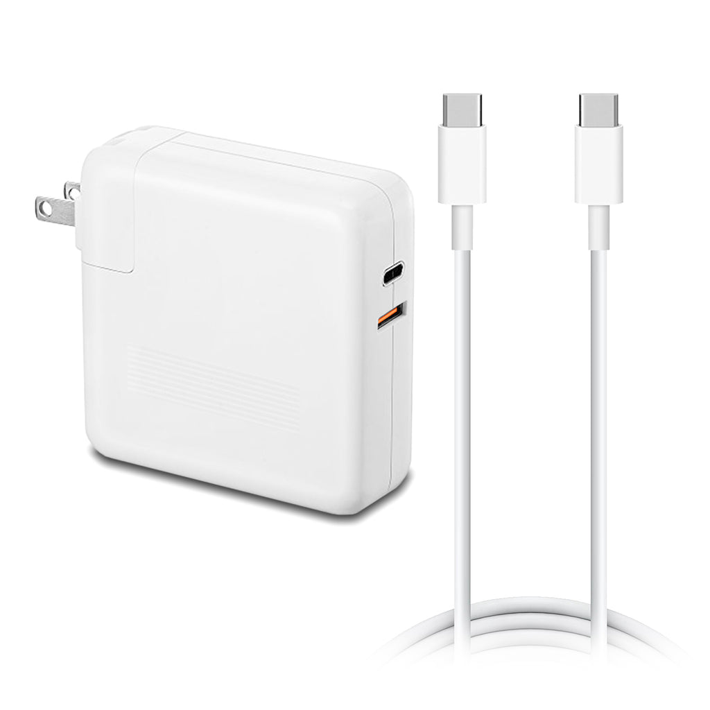 87W 67W 61W USB-C Charger with USB C cable for Apple MacBook Pro Air 87W 67W 61W USB-C Laptop Power Supply A1719 Ac Adapter with QC USB Port