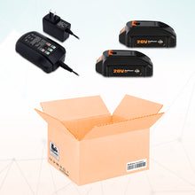 Load image into Gallery viewer, 20V 4.0Ah WA3575 Compact Batteries with Charger Combo Replacement for WORX 20V Battery and Charger Kit WA3742 WA3520 WA3525 WA3575 Battery and Charger
