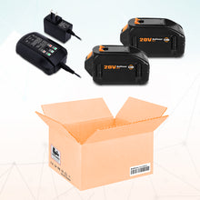 Load image into Gallery viewer, 20V 6.5Ah WA3578 Extended Capacity Battery with Charger Kit Replacement for WORX 20V Battery and Charger Combo 20V 5.0Ah 4.0 Ah 3.0 Ah 2.0Ah Battery