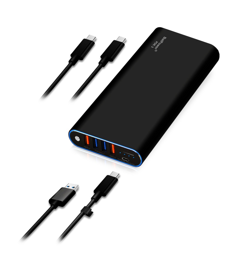 BatPower 40000mAh Power Bank Portable Charger for Apple Macbook Pro Air 06~15 