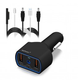 120W UL Listed CCS2 Car Charger For Microsoft